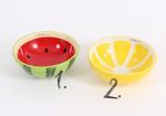 Bowl - Fruit Pattern, Lemon/Melon, 12 cm