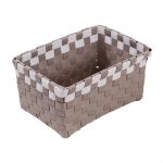 Storage basket Cross braided pattern (Medium)