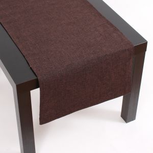 Asztali futó, barna, 40×140 cm ― Contieurope