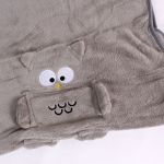 Child Blanket with Owl Pattern, 85×95 cm
