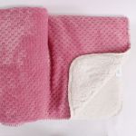 Plüss takaró - Pink 100×150 cm
